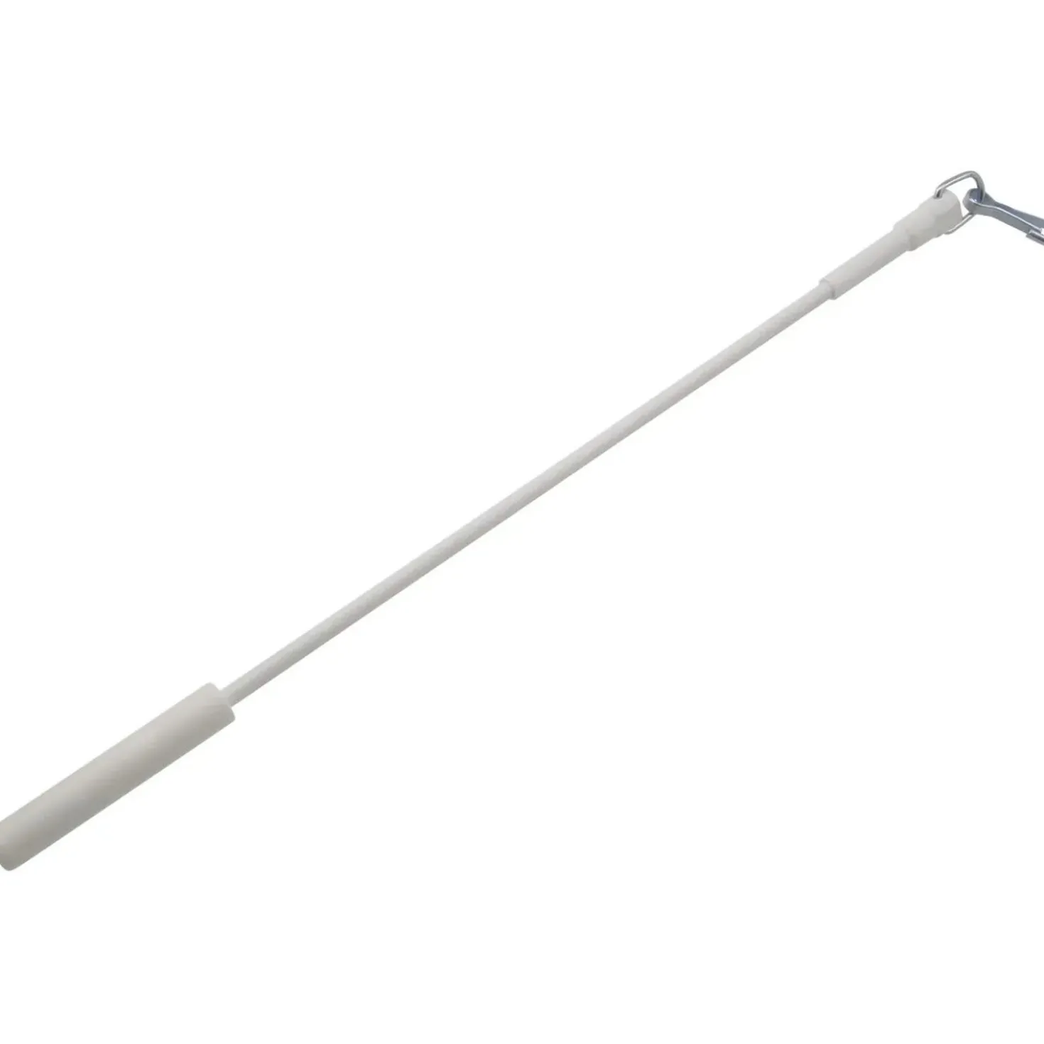Frusta tiratende in acciaio bianco 1250 mm