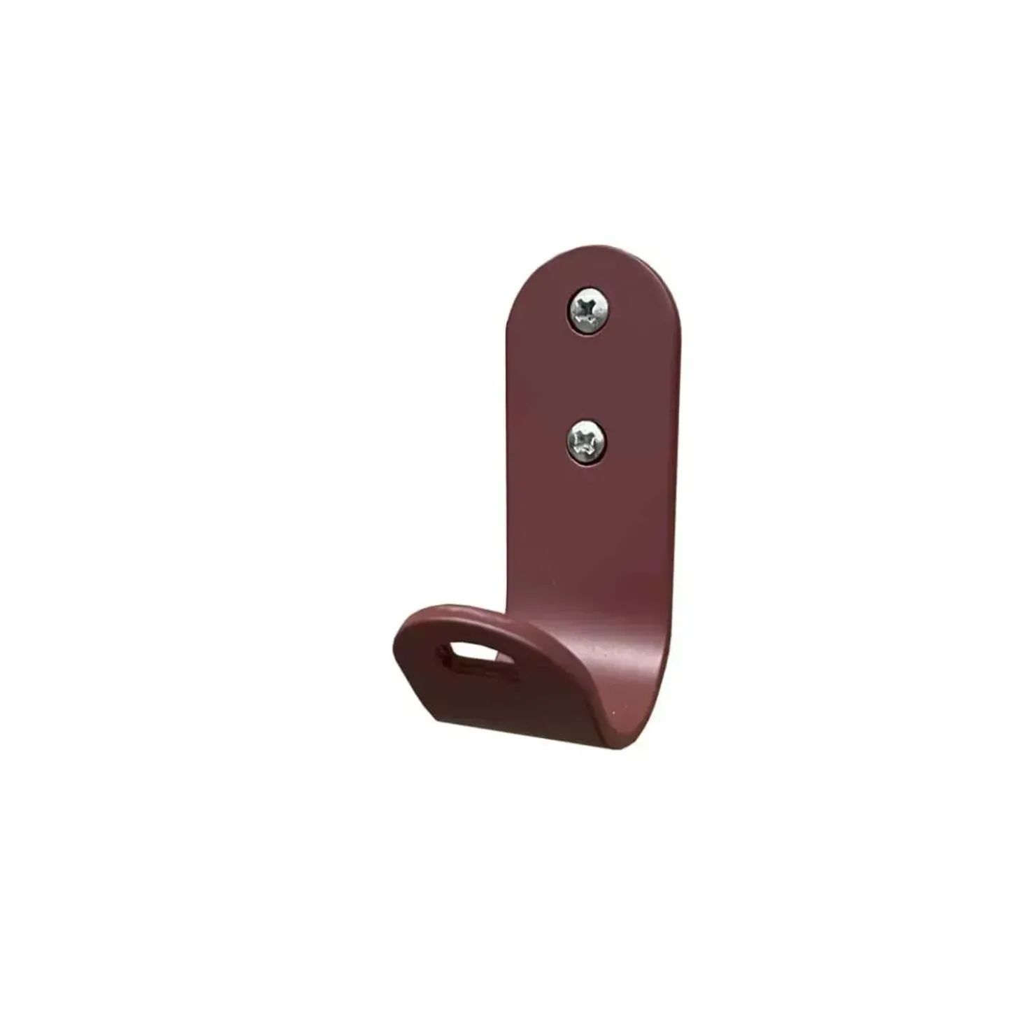 Gancio 1 posto in alluminio rosso L 3 x H 8 x P 4 cm