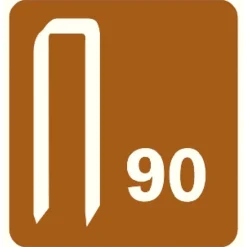 Graffe Rapid No. 90 a corona stretta da 40 mm