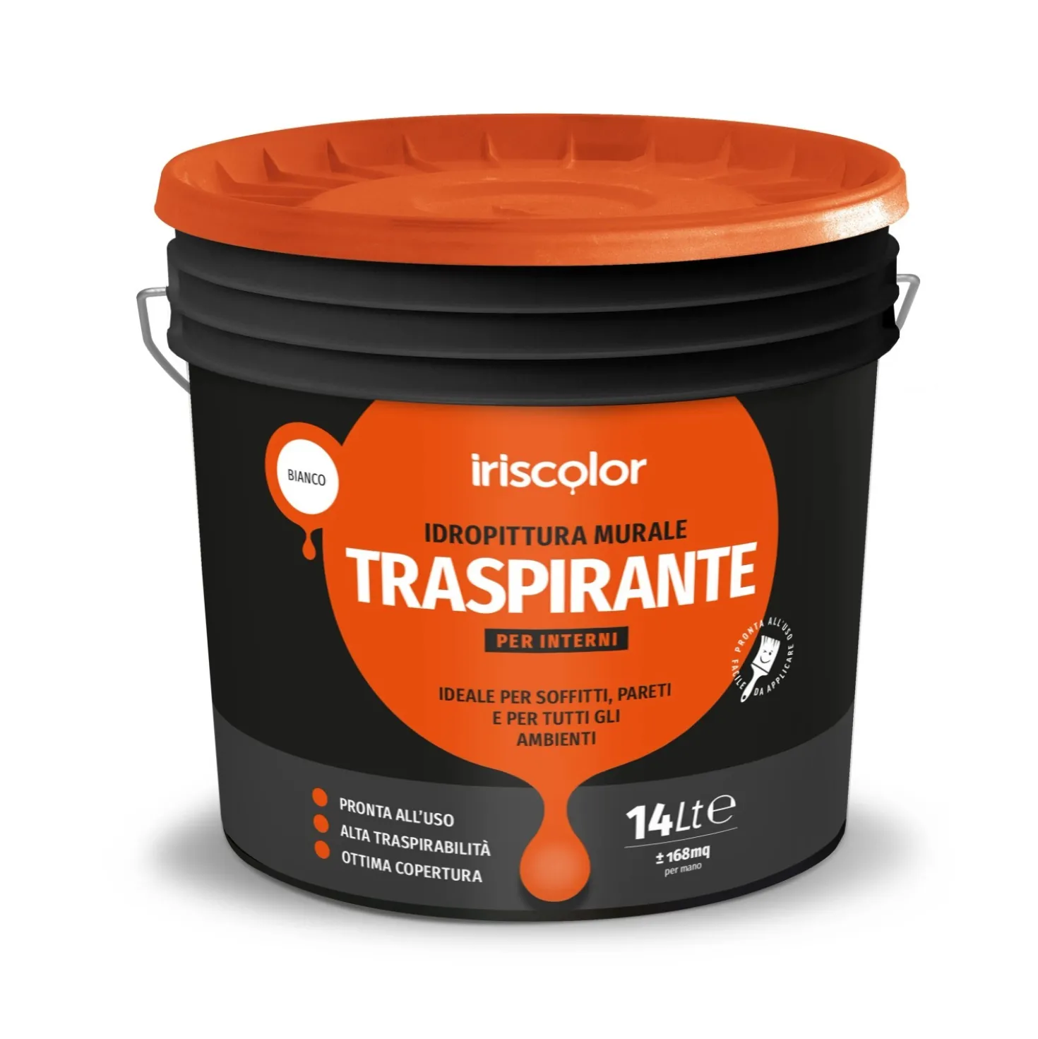 Idropittura traspirante Iris Color bianco 14 l