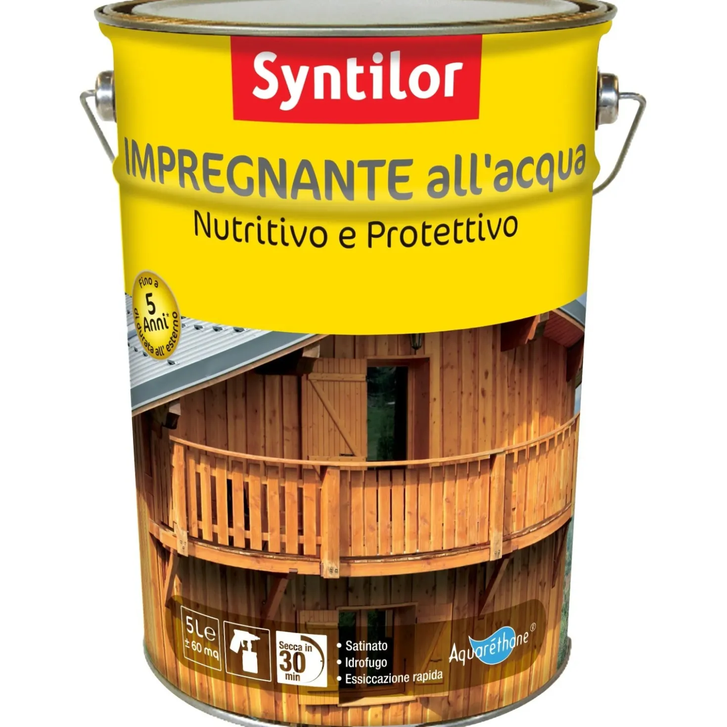 Impregnante per legno ad acqua Syntilor incolore 5 l