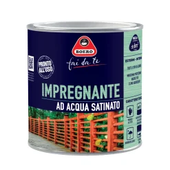 Impregnante per legno ad acqua Boero noce scuro 0,5 l