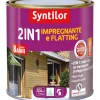 Impregnante per legno e flatting ad acqua effetto lucido noce scuro 0,5 l