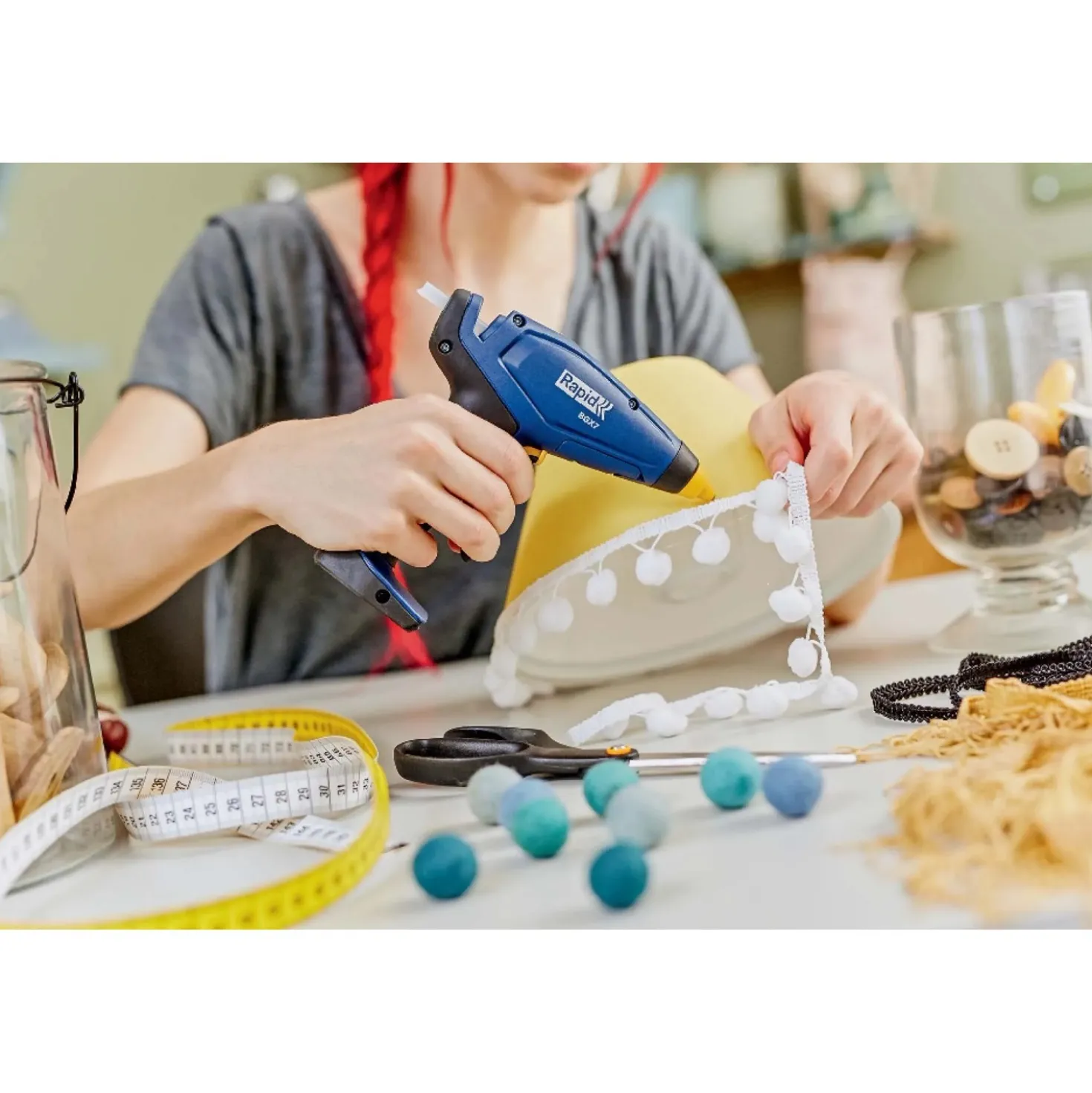 Incollatrice BGX7 d 7 mm con batteria al litio