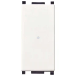 Interruttore 1 polo 10AX assiale bianco
