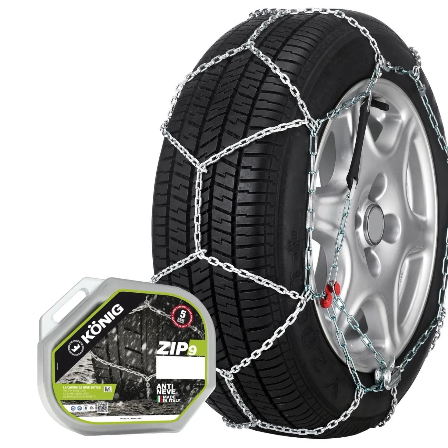 Konig catena da neve per autovettura ZIP 9 mis. 060