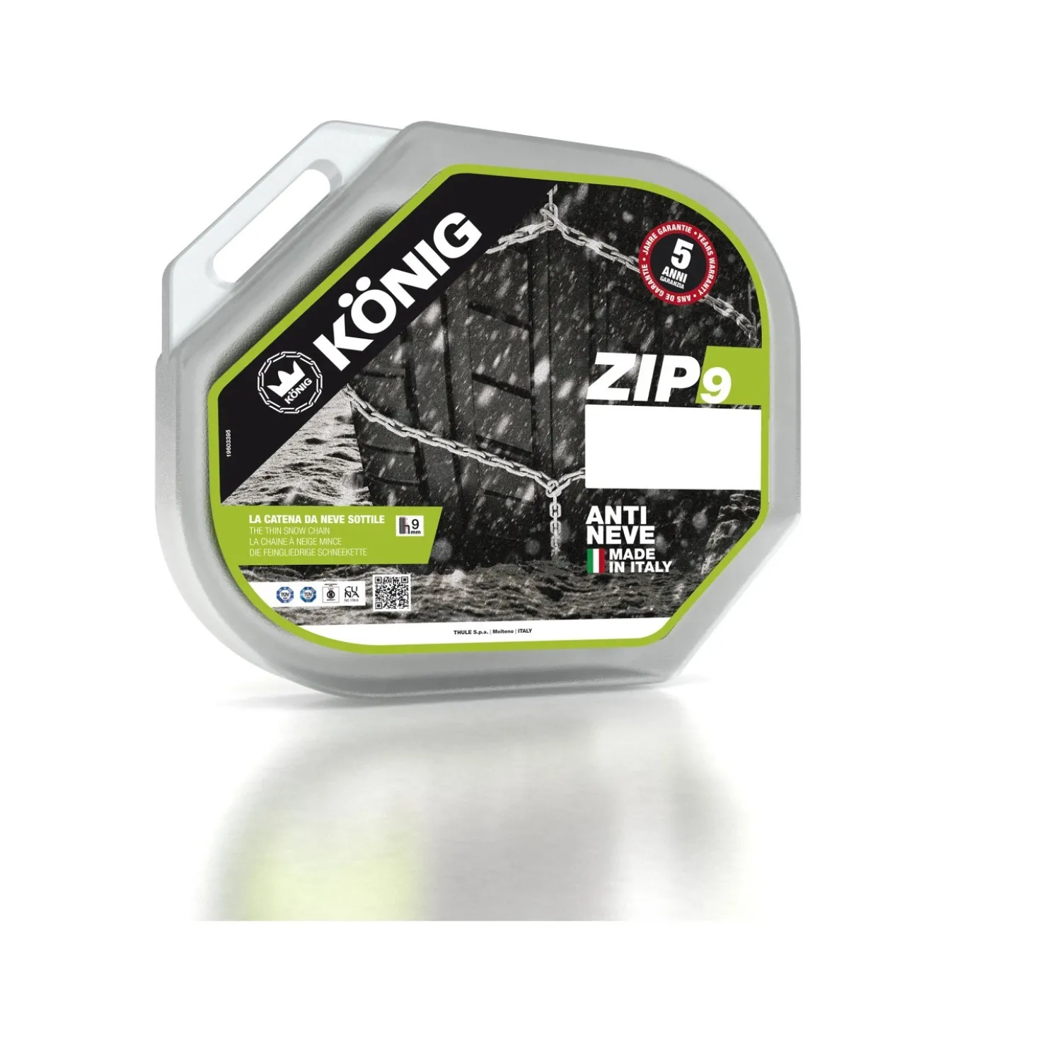 Konig catena da neve per autovettura ZIP 9 mis. 060