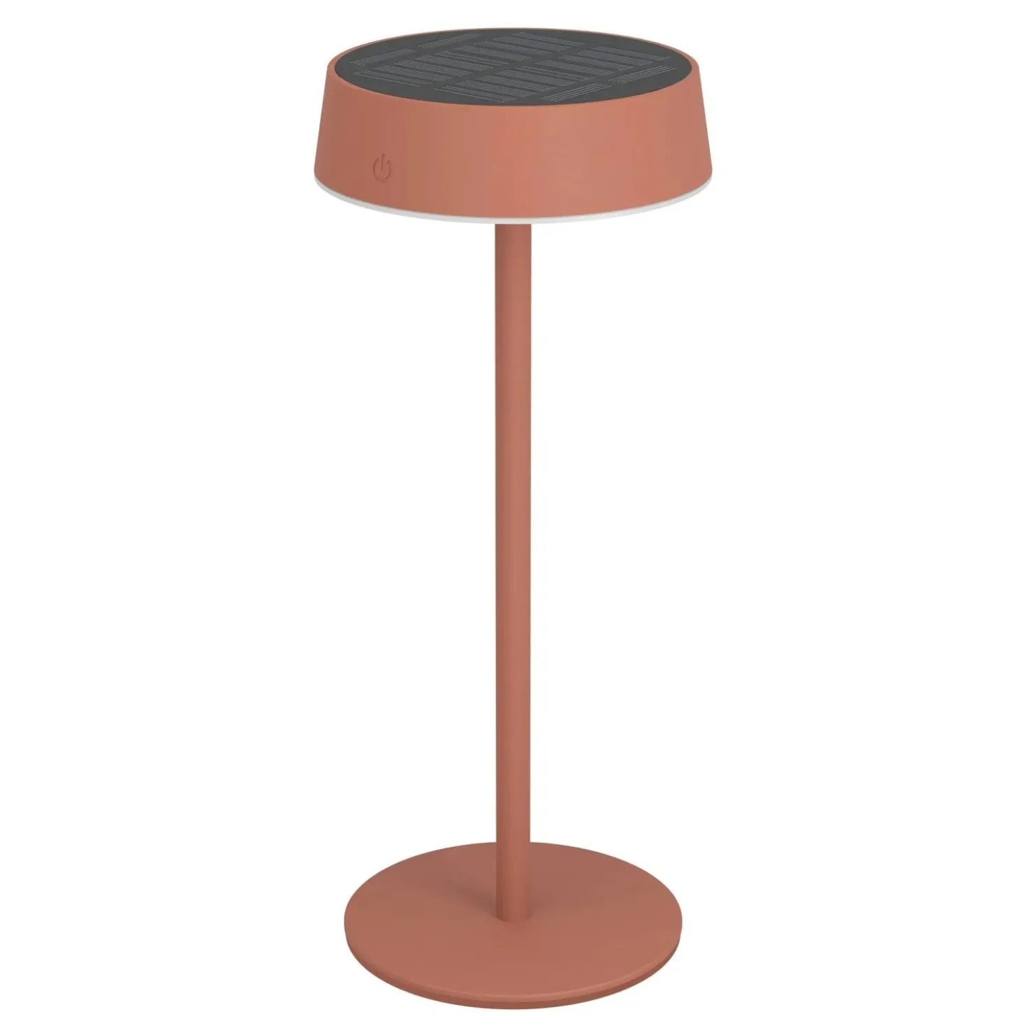 Lampada da tavolo solare EGLO LED-CCT SIMERI rossa con dimmer touch IP54