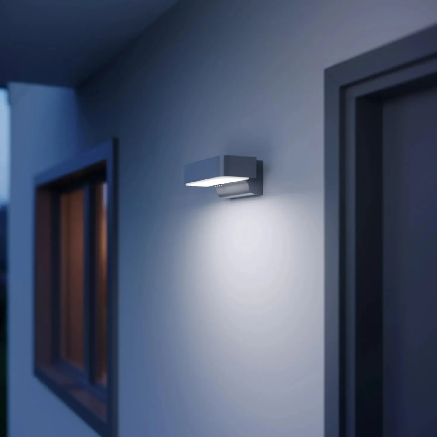 Lampada LED L 800 C 14,5x23x9 cm antracite