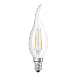 Lampadina LED E14 a forma colpo di vento Osram 470lm bianco caldo