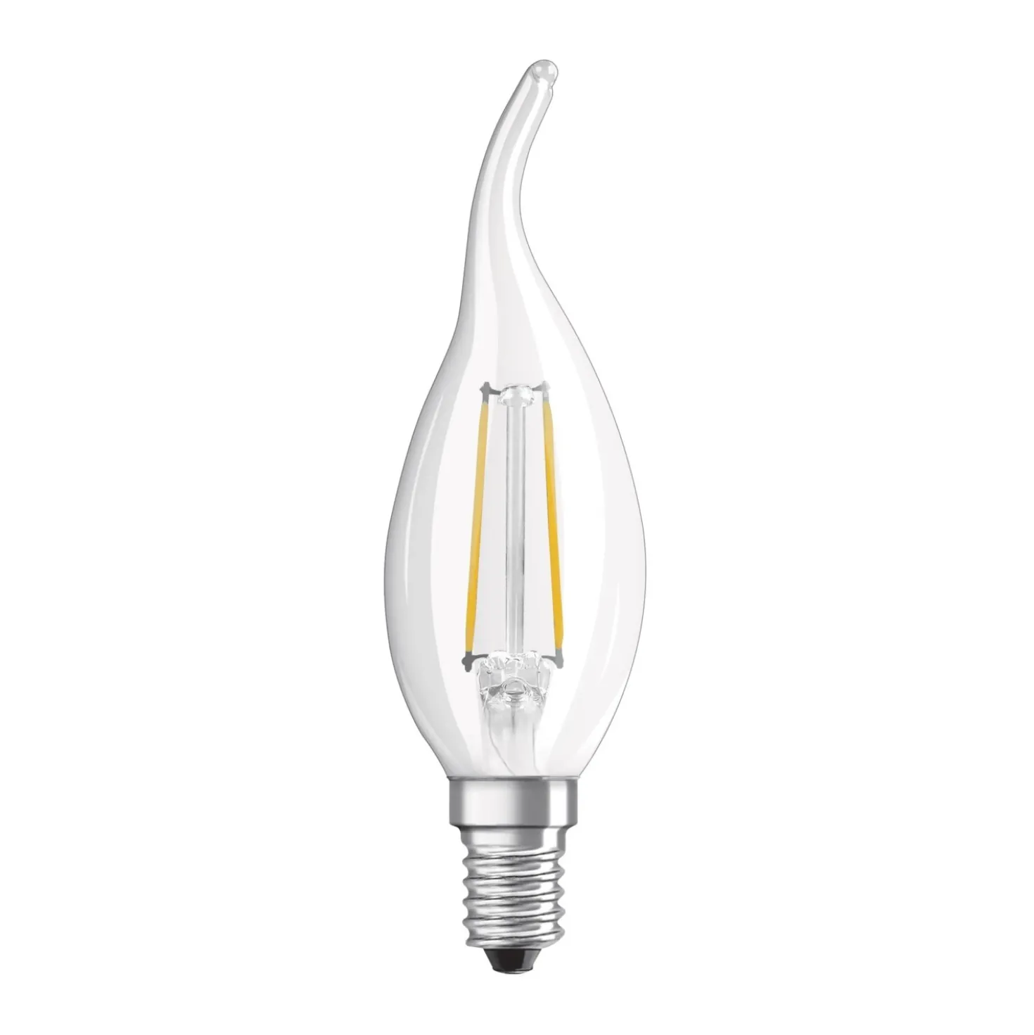 Lampadina LED E14 a forma colpo di vento Osram 470lm bianco caldo