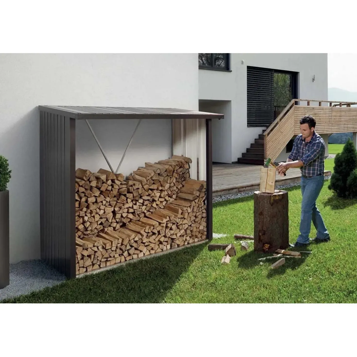 Legnaia Biohort Woodstock 230 grigio scuro metallizzato