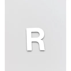 Lettere e numeri adesivi Letterfix bianco 304 pz
