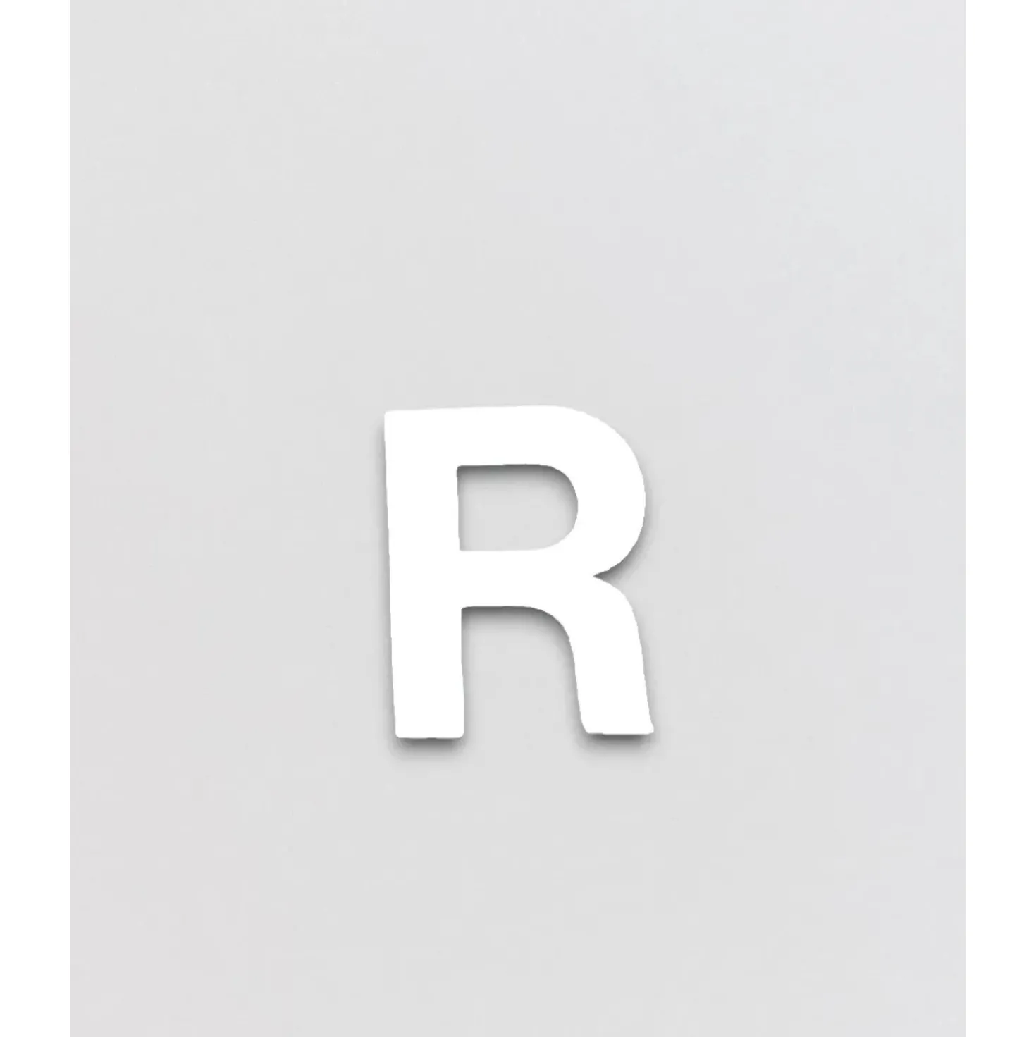 Lettere e numeri adesivi Letterfix bianco 304 pz