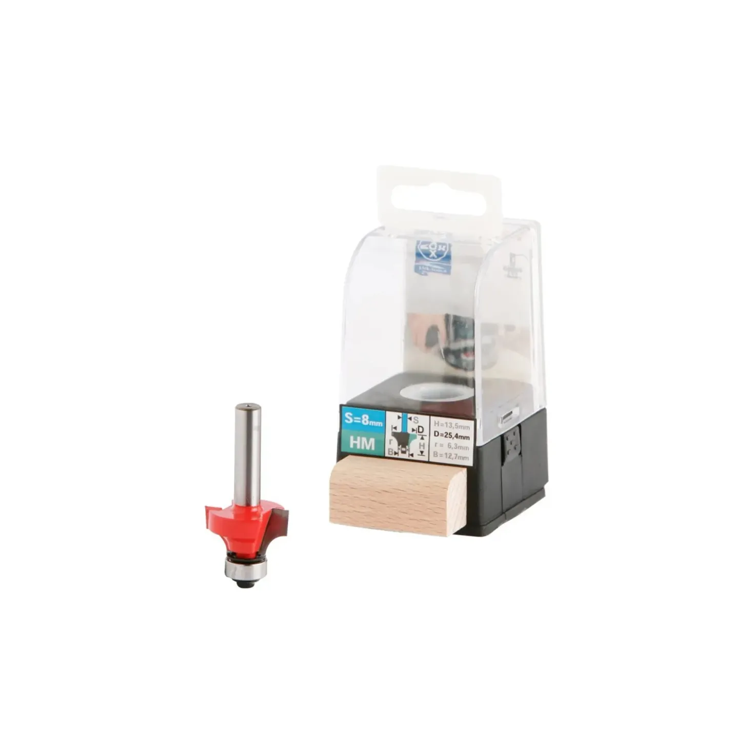 LUX-TOOLS Fresa LUX-TOOLS a raggio convesso HM 25,4 mm