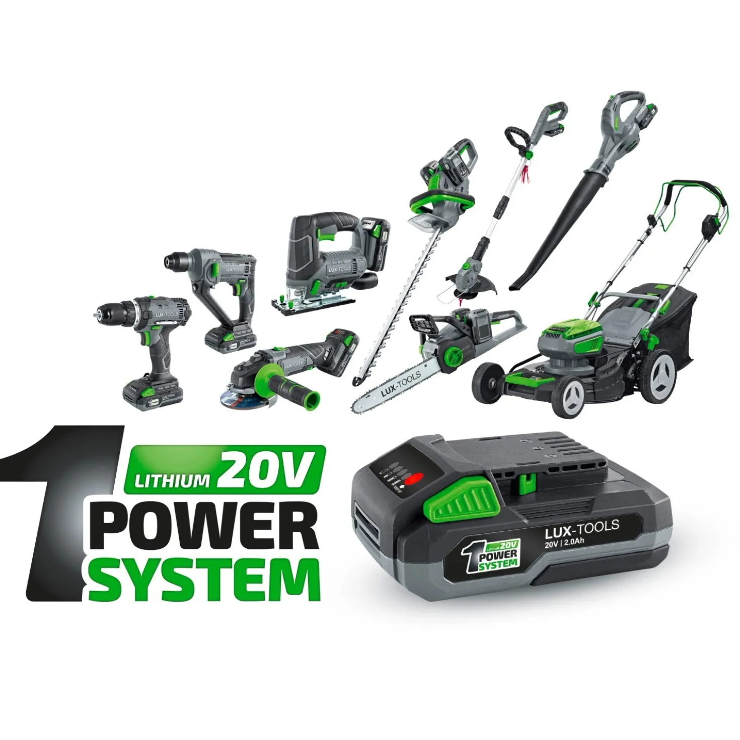 Martello tassellatore a batteria LUX 1 PowerSystem A-BH-20 V - solo