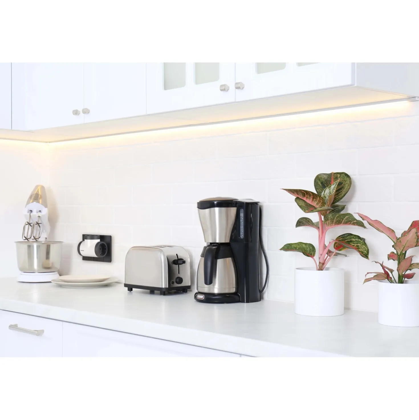 Multi adattatore Bticino S3626D 3 Prese tedesca Bianco e Grigio