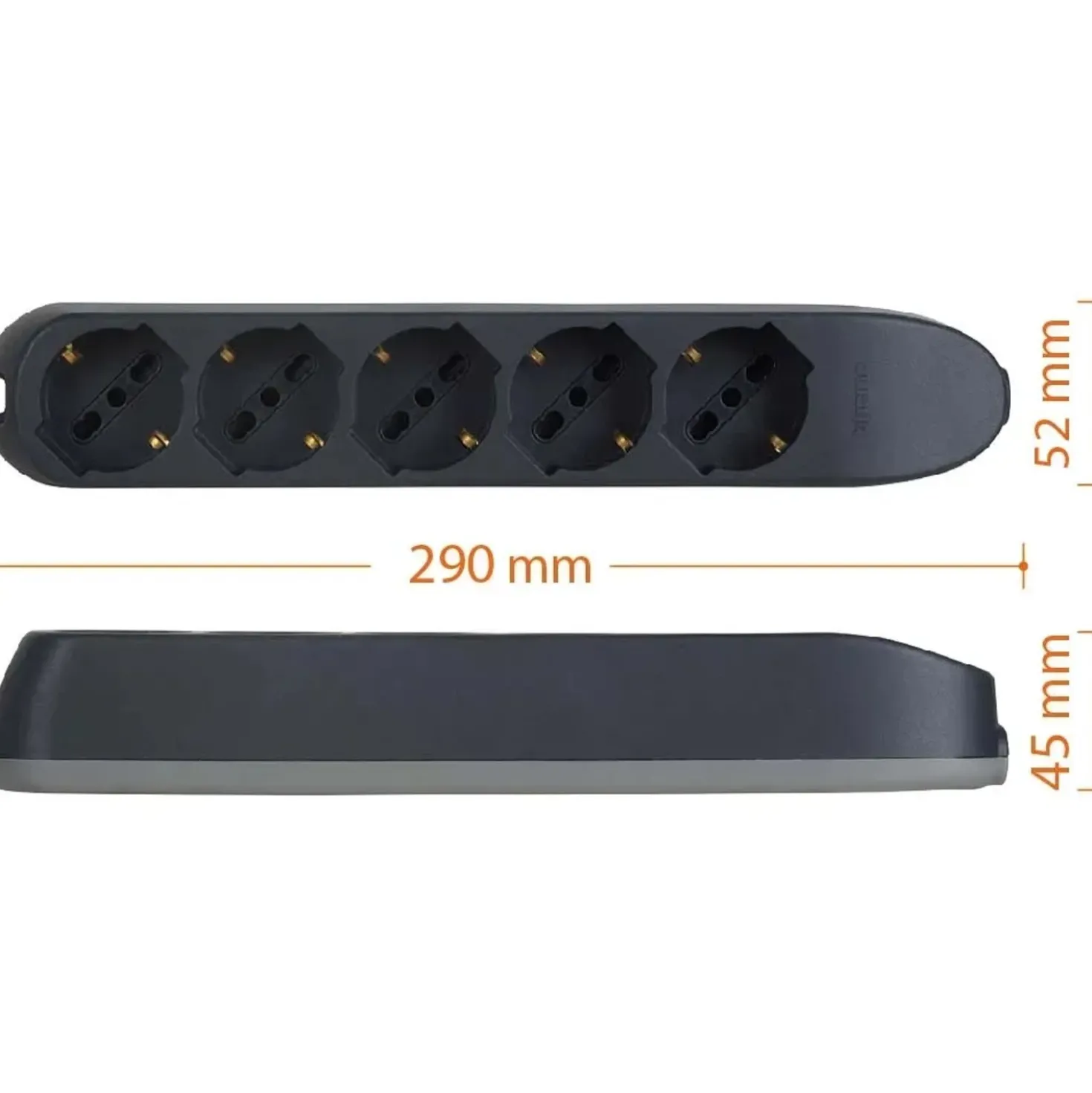 Multipresa 5 prese universali Bticino Poker 3.500 W grigio