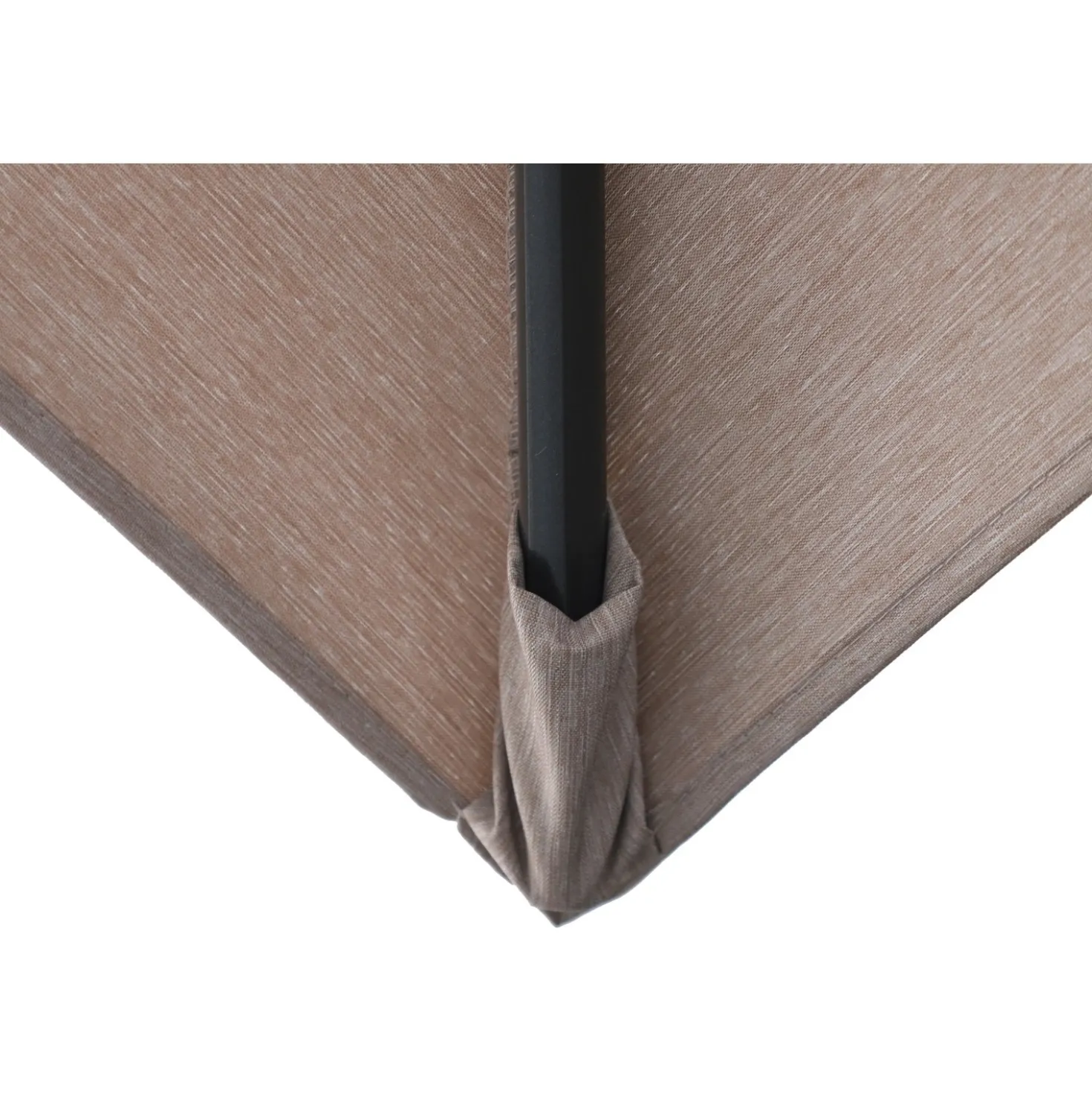Ombrellone da giardino a palo decentrato Bonbeach 300x400 cm beige