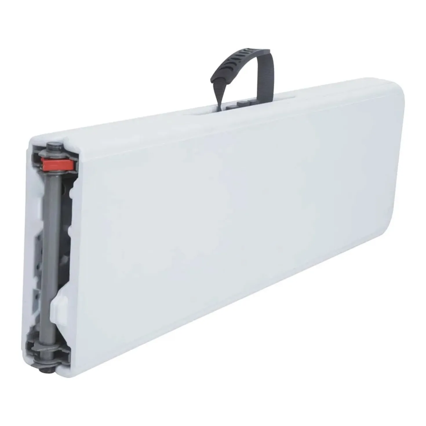 Panca pieghevole in plastica bianco 183x28 cm