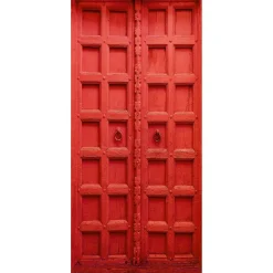 Parato per porte Red door 92 cm x 202 cm