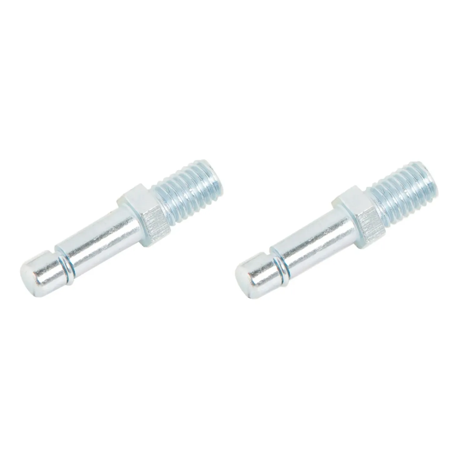 Perno filettato zincato con anello bloccaggio 44 mm