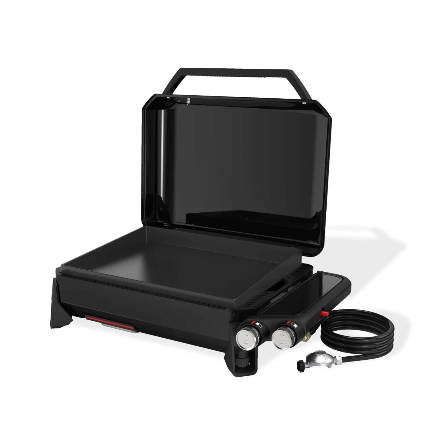 Piastra a gas Weber 2 bruciatori nero portatile