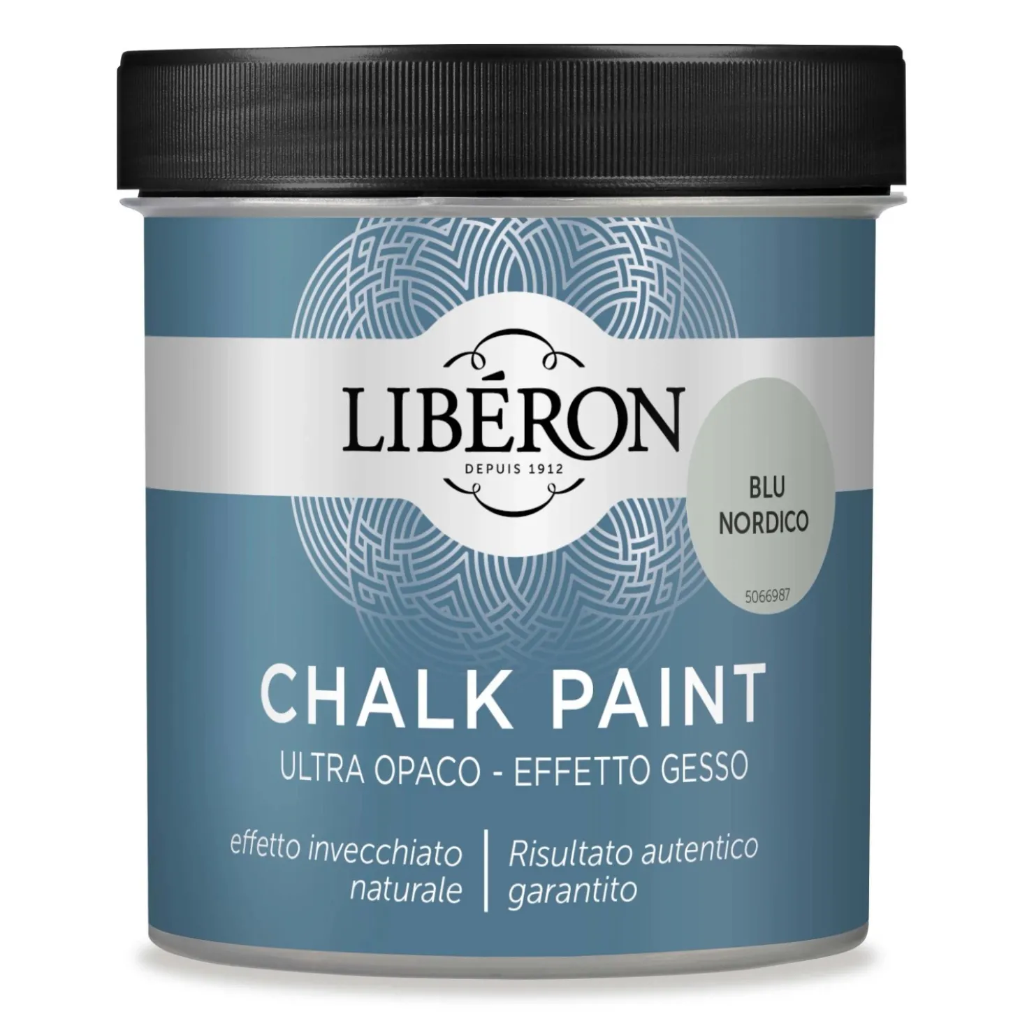 Pittura a gesso Blu nordico 0,5 l