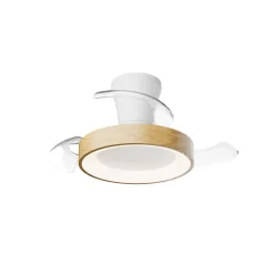 Plafoniera LED Niseko Fan Xs ventilatore 2500 lm luce bianco 26,9x71 cm