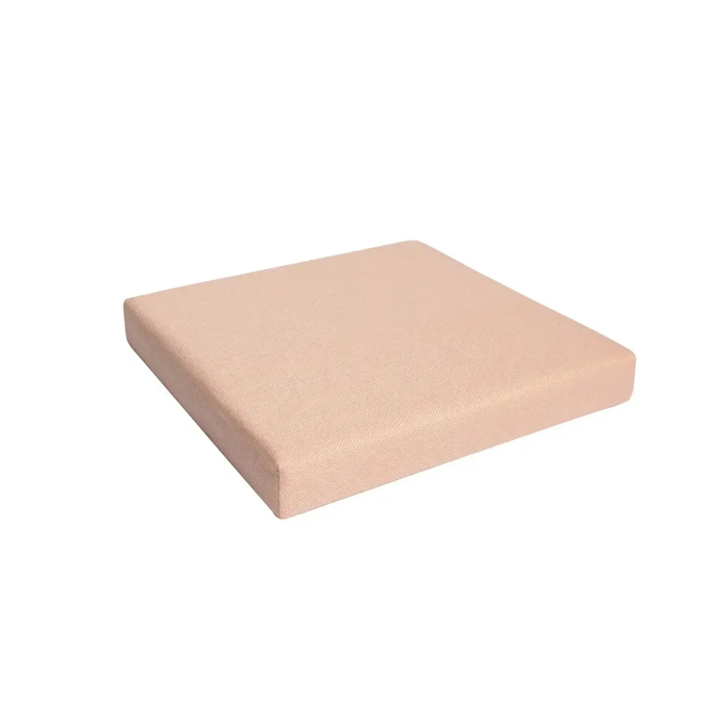 Pouf contenitore pieghevole tessuto rosa 38x38 cm