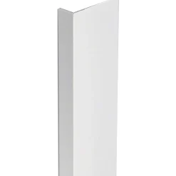 Profilo angolare a L 2,6 m 30x20 mm in pvc bianco opaco