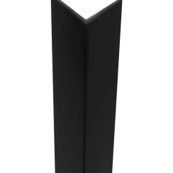 Profilo angolare a L 1 m 30x30 mm in pvc nero opaco