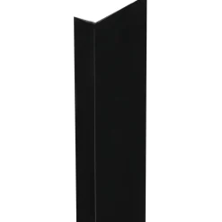 Profilo angolare a L 1 m 30x20x3 mm in pvc nero opaco