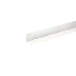 Profilo angolare 2,6 m 15x15 mm in pvc bianco opaco