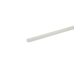 Profilo U 2,6 m 21x20 mm in pvc bianco opaco