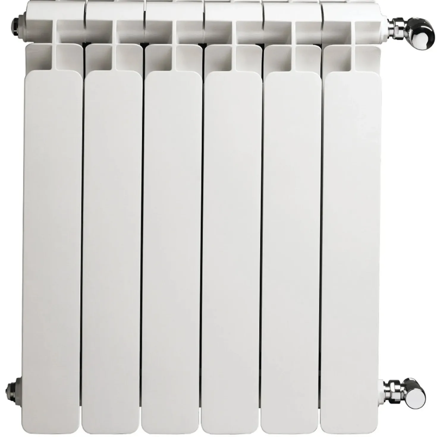 Radiatore alluminio Fly bianco 10 elementi 80 cm di interasse