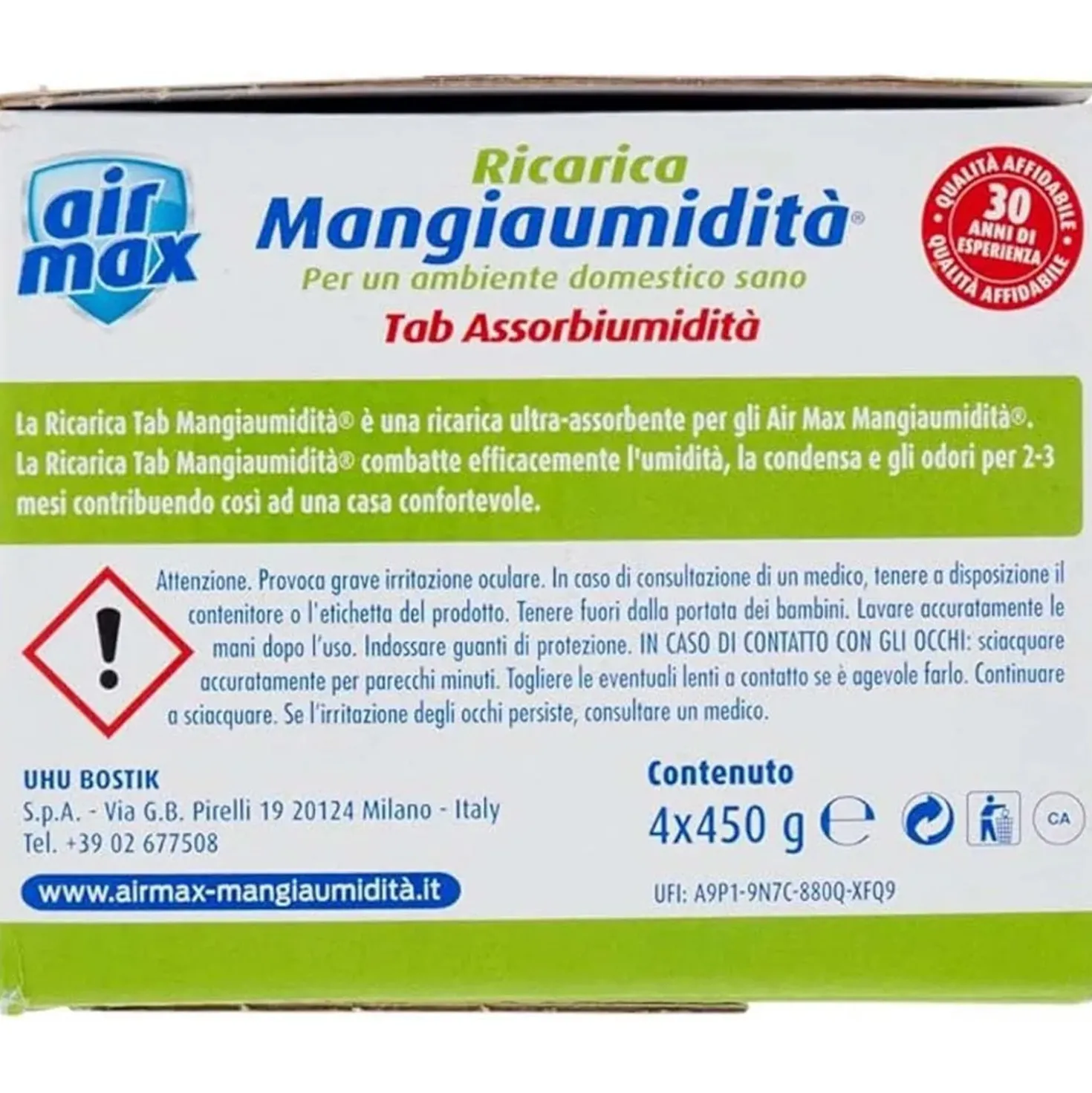 Ricarica Tab assorbiumidità Lavanda 4x450 g