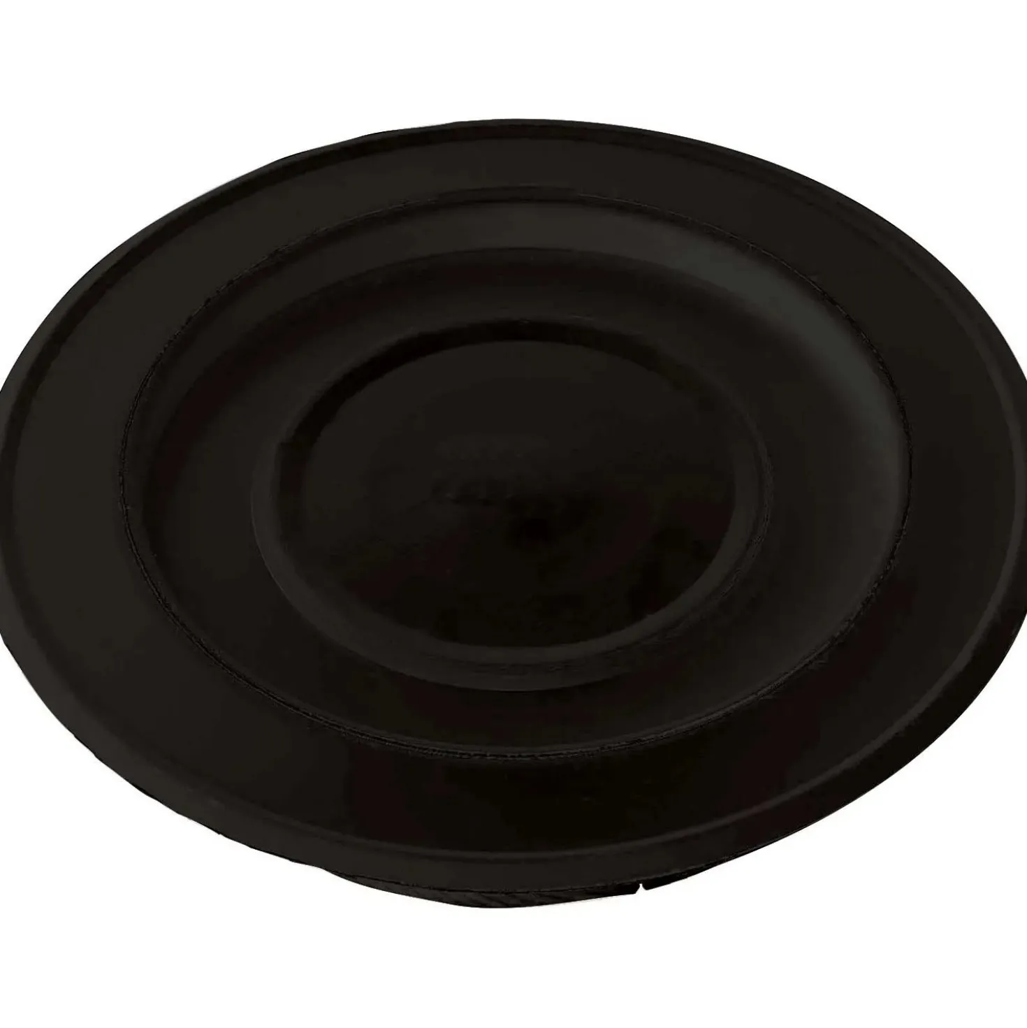 Rosone laccato con coperchio Ø 15 cm nero