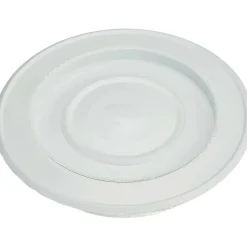 Rosone laccato con coperchio Ø 10 cm bianco