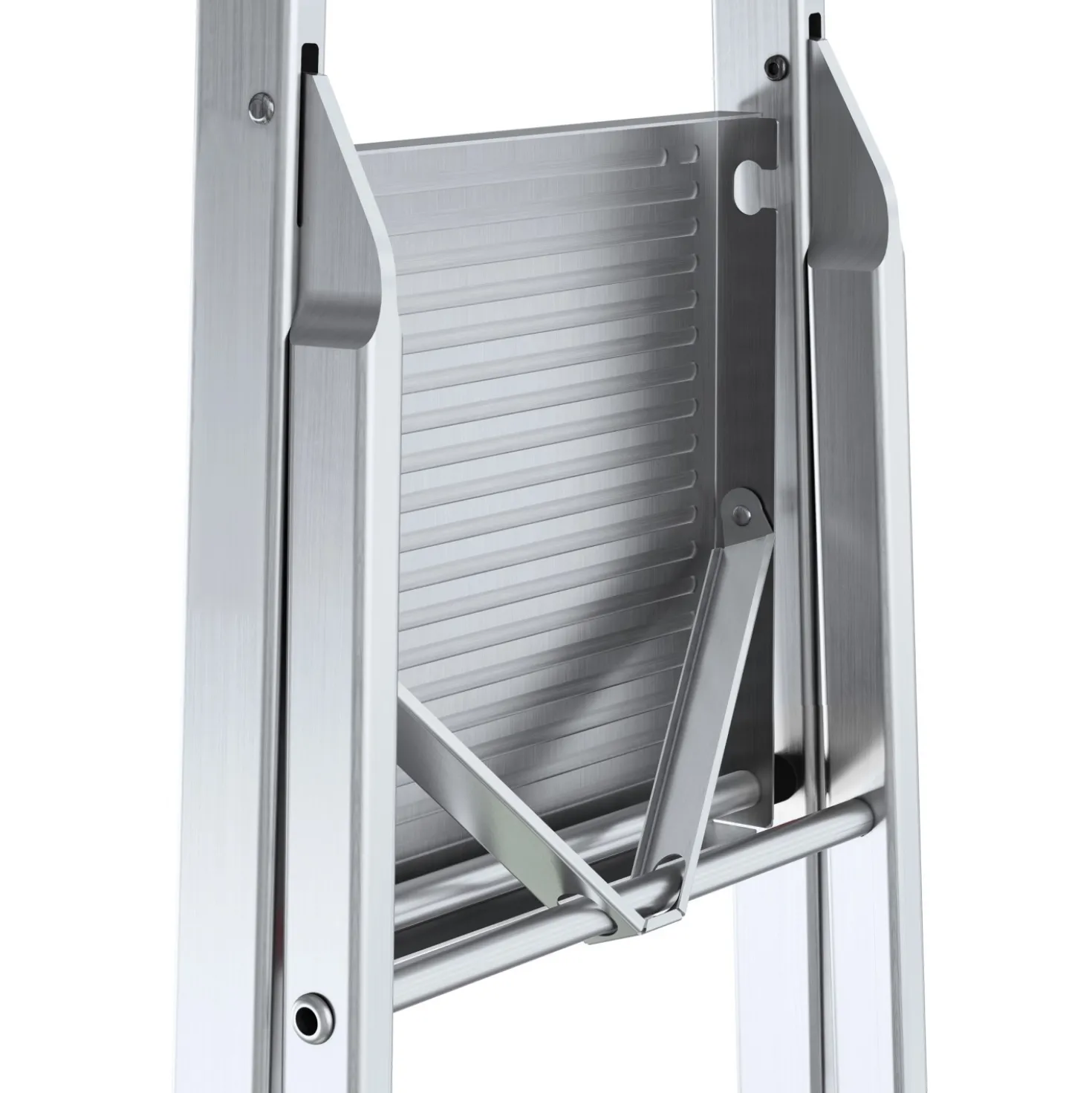 Scala casalinga in alluminio 6 gradini p/max 125 kg