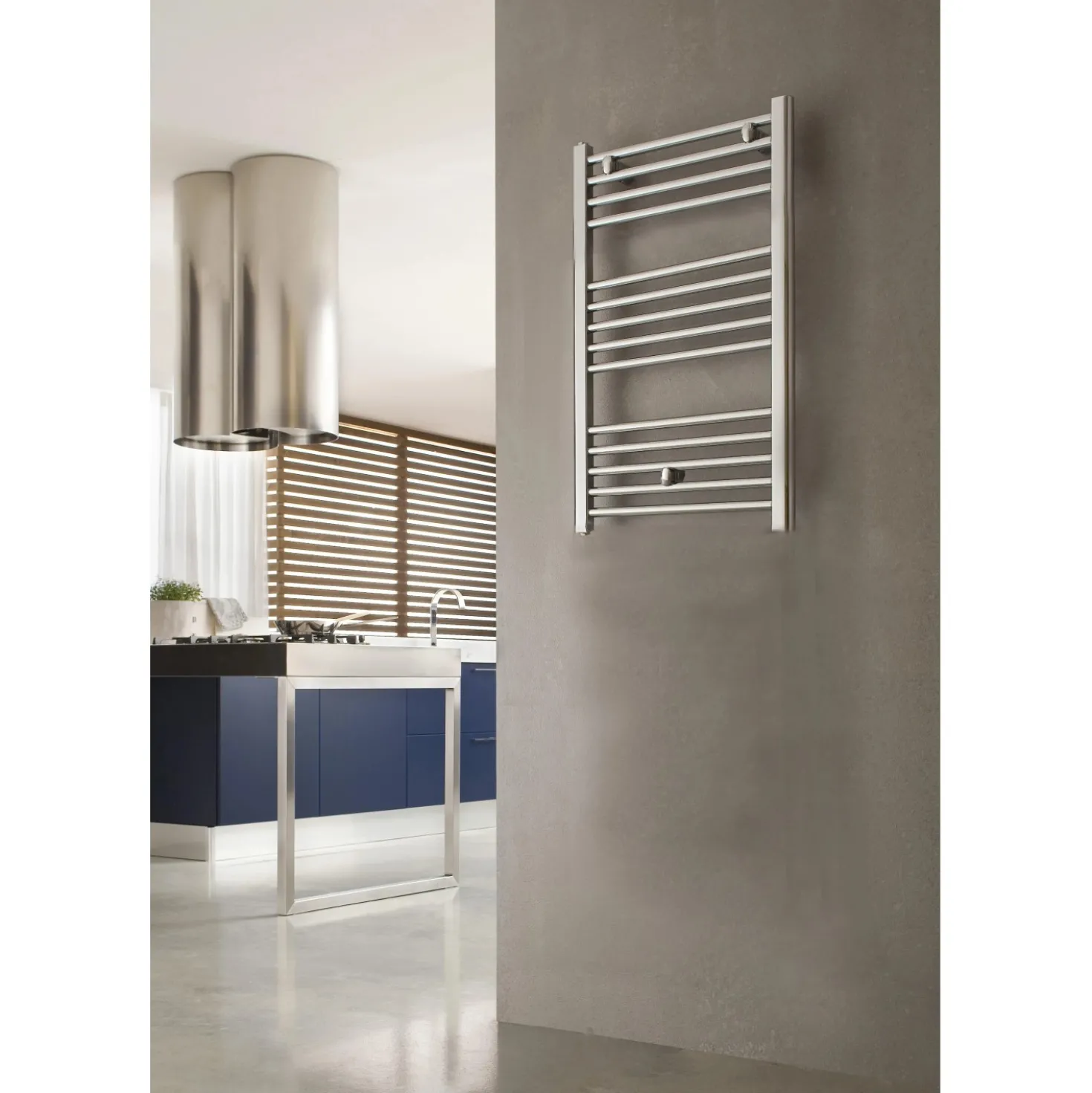 Scaldasalviette Elba 79,5 cm x 50 cm cromato