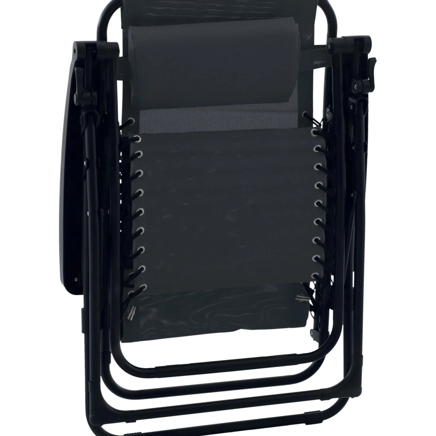 Sedia a sdraio reclinabile con braccioli Longwood antracite