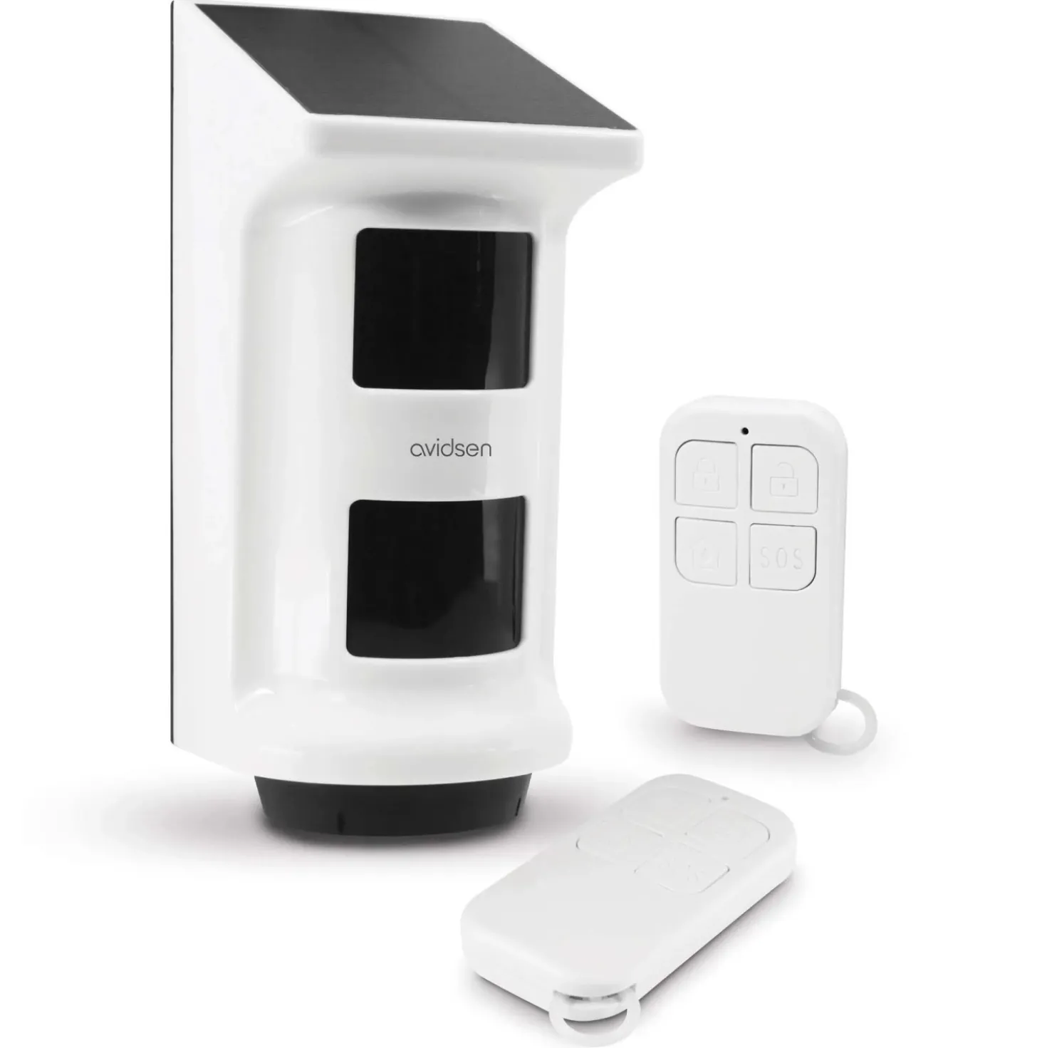 Sensore volumetrico esterno antifurto con sirena Solar Guard Avidsen 110 dB