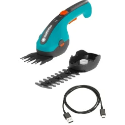 Set cesoie tagliaerba / cespugli a batteria Gardena ClassicCut Li con cavo USB-C