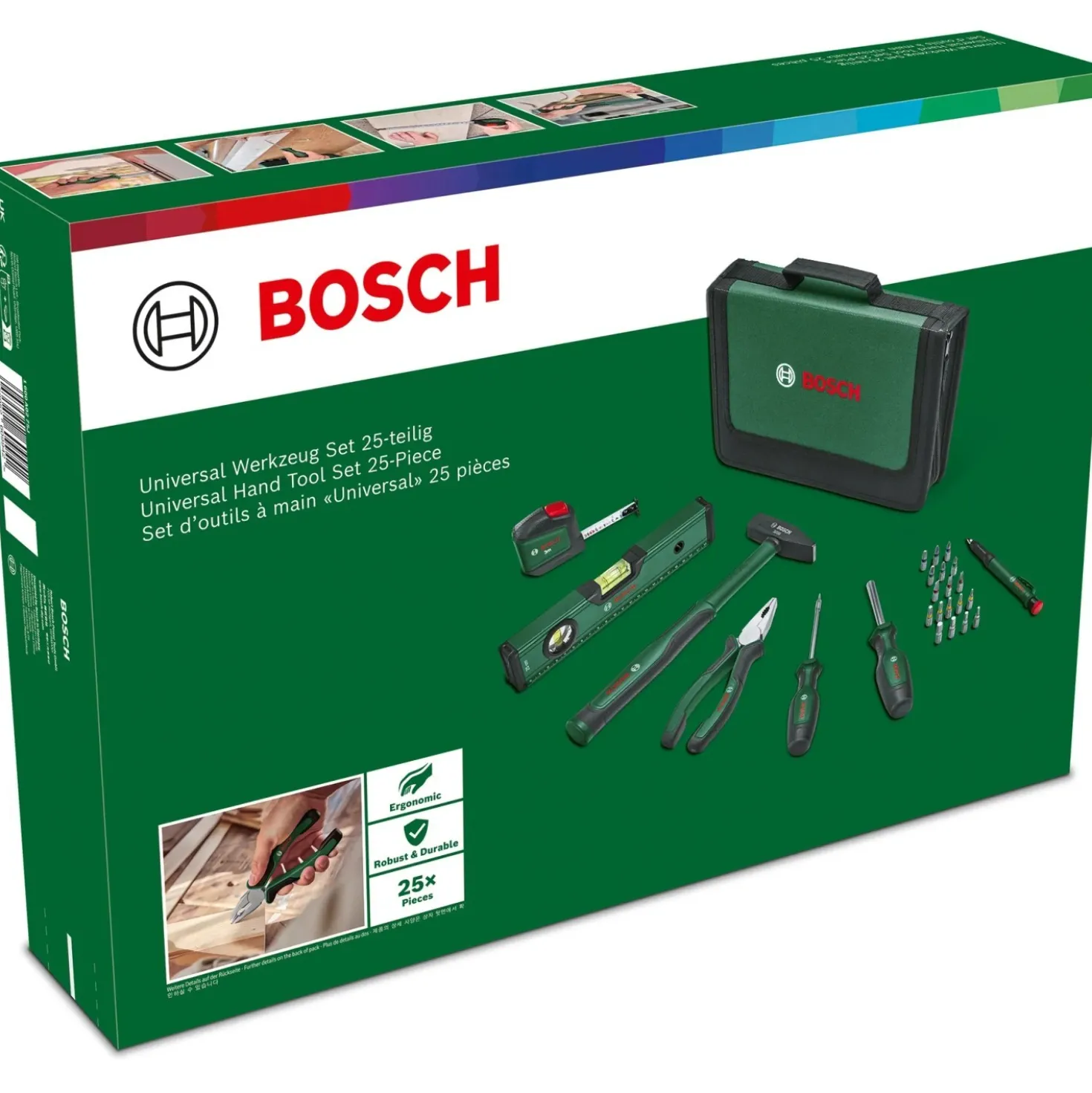 Set utensili manuali Bosch Universal 25 pz (V3)