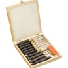 Sgorbie per legno LUX-TOOLS Comfort da intaglio 12 pz