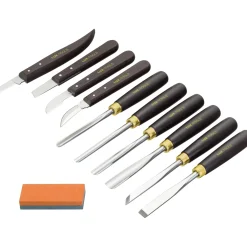 Sgorbie per legno LUX-TOOLS Comfort da intaglio 12 pz