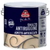 Smalto antiruggine antichizzato grigio ghisa grana fine 2 l Boero