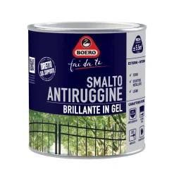 Smalto antiruggine brillante bianco ghiaccio 500 ml Boero