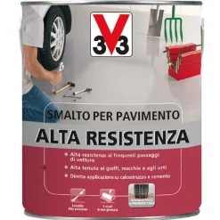 Smalto a solvente V33 grigio scuro 2,5 l